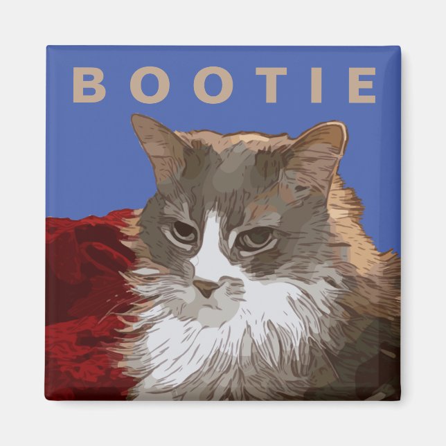 Íman Magneta quadrada de 2 polegadas (Frente)