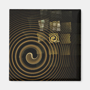 Íman Magneta quadrada de Abstrato de hipnose