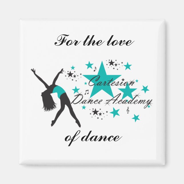 Íman Magneta Quadrada de Cartesão (Frente)