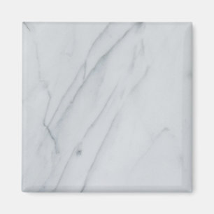 Íman Magneta Quadrada de Pedra Branco