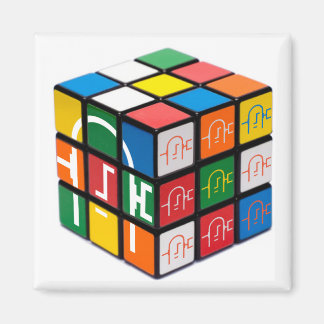 Íman Magneta Quadrada do Cubo da Cidade de Spatula