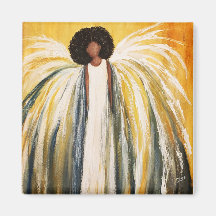 Magneta quadrada do Guardian Angel 2 Inch