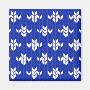 Íman Magneta quadrado KNIT AZUL SCANDIA