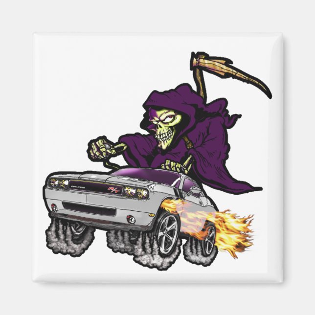 Íman Magneta R/T Desafiadora de Prata (Frente)