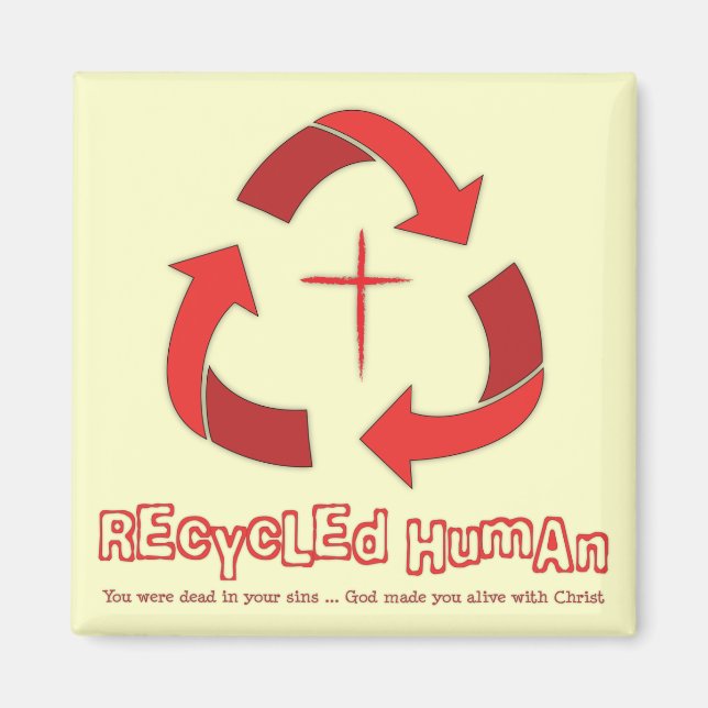 Íman magneta reciclar (Frente)