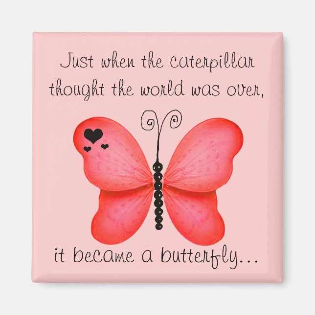 Íman Magneta Red Butterfly (Frente)