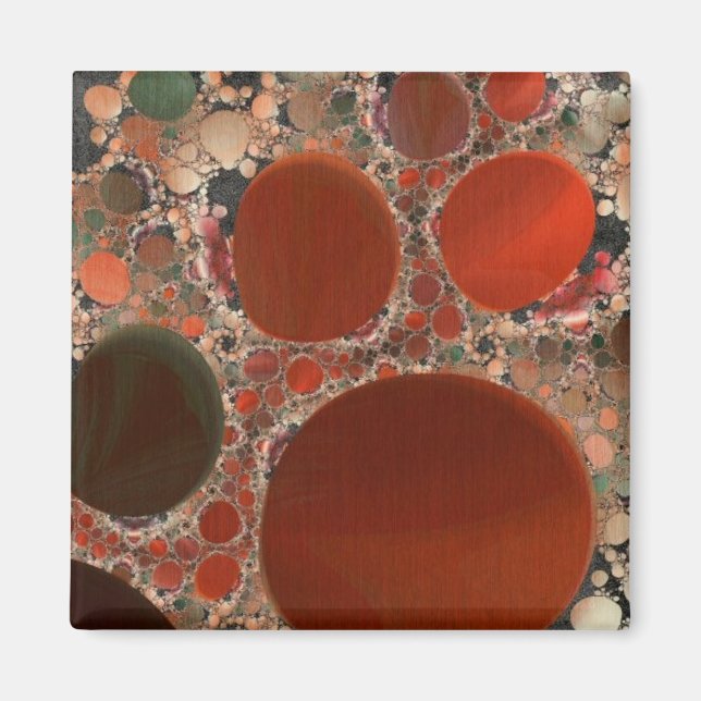 Íman Magneta Red Pebbles (Frente)