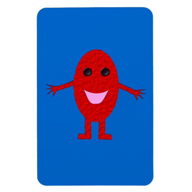 Íman Magneta Red Premium Feliz (Vertical)