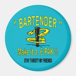 Íman Magneta redonda de 3 pol. com imagem de cavalo