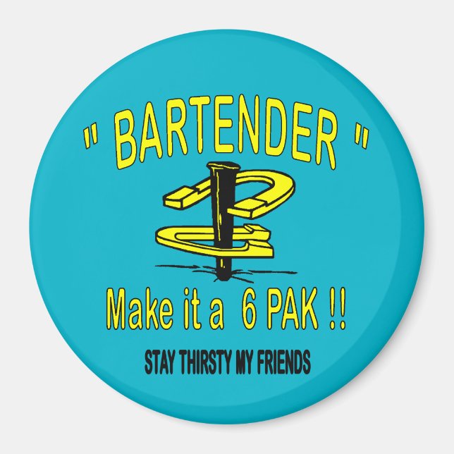 Íman Magneta redonda de 3 pol. com imagem de cavalo (Frente)