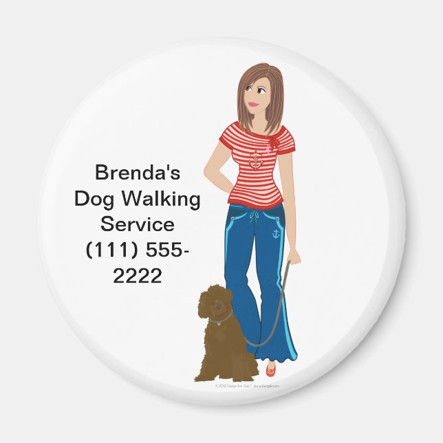 Íman Magneta redonda DHG (2,25 polegadas) (Frente)