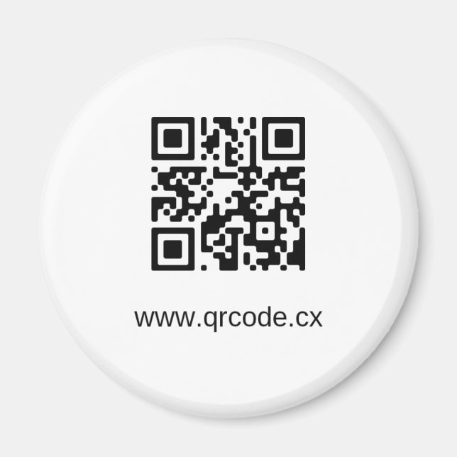 Íman Magneta redonda personalizada (Frente)