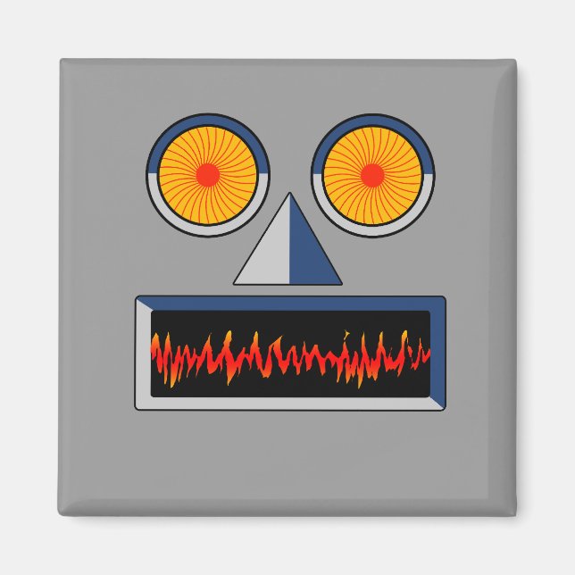 Íman Magneta Robot Face (Frente)