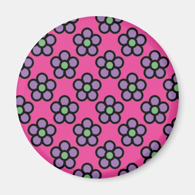 Íman Magneta rosa (Frente)