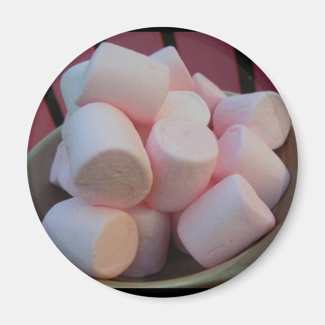 Íman Magneta rosa marshmallow (Frente)