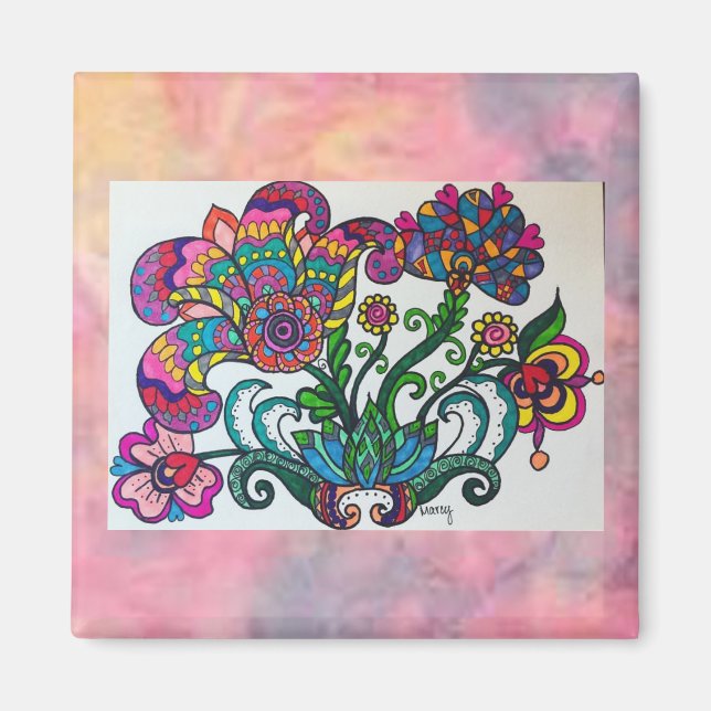 Íman Magneta Sassy Flower (Frente)