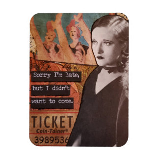 Íman Magneta Snarky, desculpe, estou atrasado, não quer