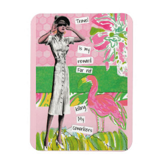 Íman Magneta Snarky Vacation Matando Meus Colegas