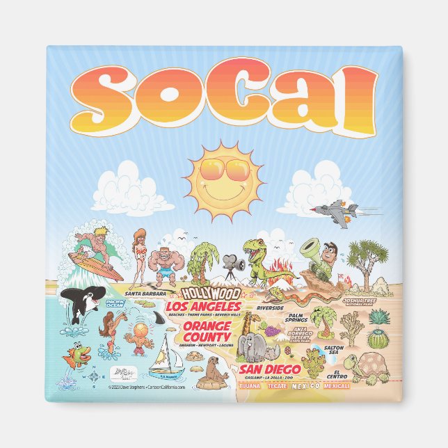 Íman Magneta SoCal (Frente)