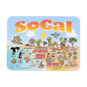 Íman Magneta SoCal Souvenir