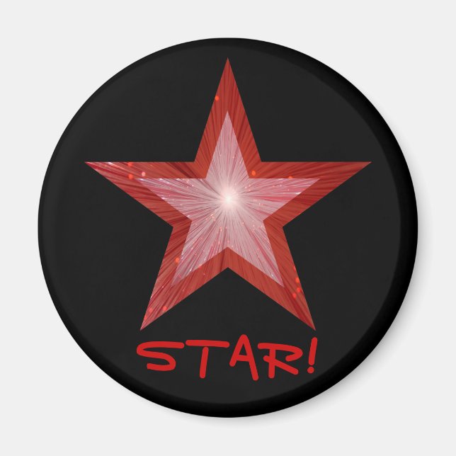 Íman Magneta 'STAR' do Red Star! (Frente)