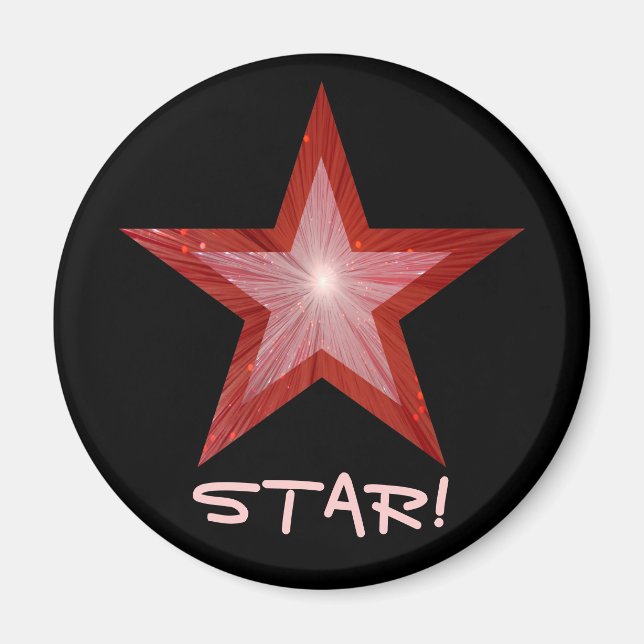 Íman Magneta 'STAR' do Red Star! (Frente)
