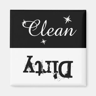 Íman Magneta suja, branca e preta, para lavadora de lou