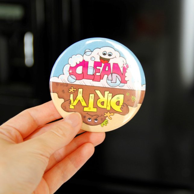 Íman Magneta suja e reversível da máquina de lavar louç (Criador carregado)