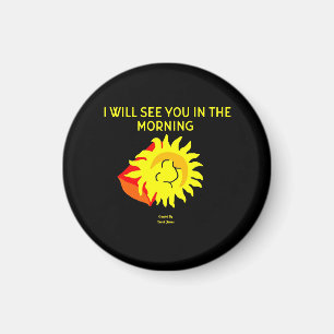 Íman Magneta Sun Round Noite