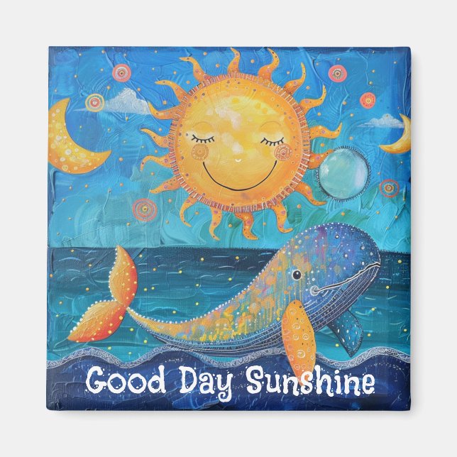 Íman Magneta Sunshine do Dia Bom (Frente)