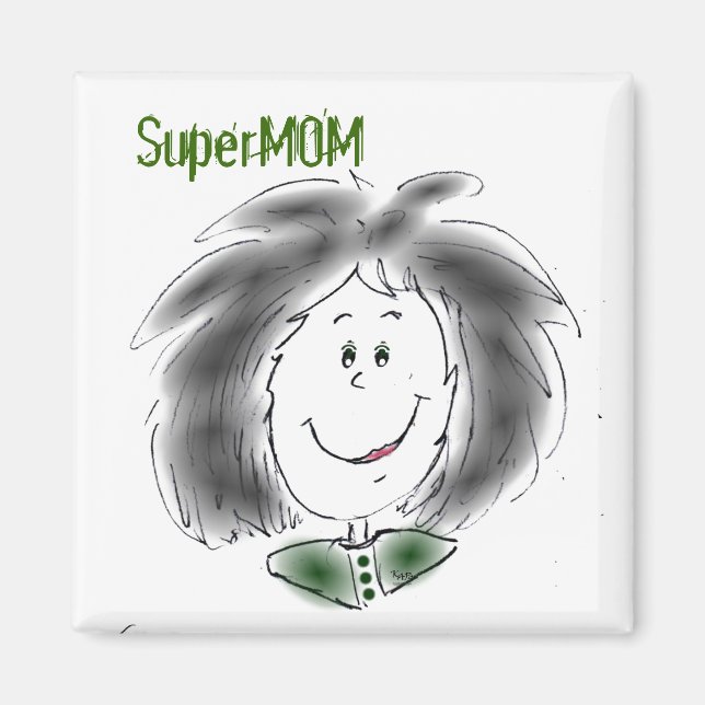 Íman Magneta SuperMOM (Frente)