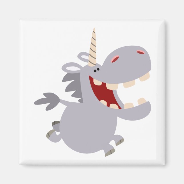 Íman Magneta Unicorn de Cartoon Bonito (Frente)