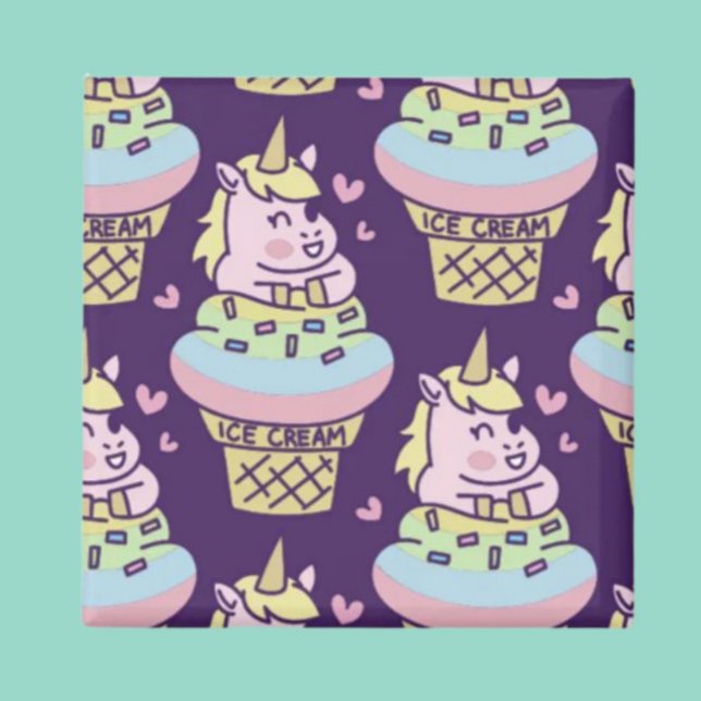 Íman Magneta Unicorn de Orgulho Doce (Criador carregado)