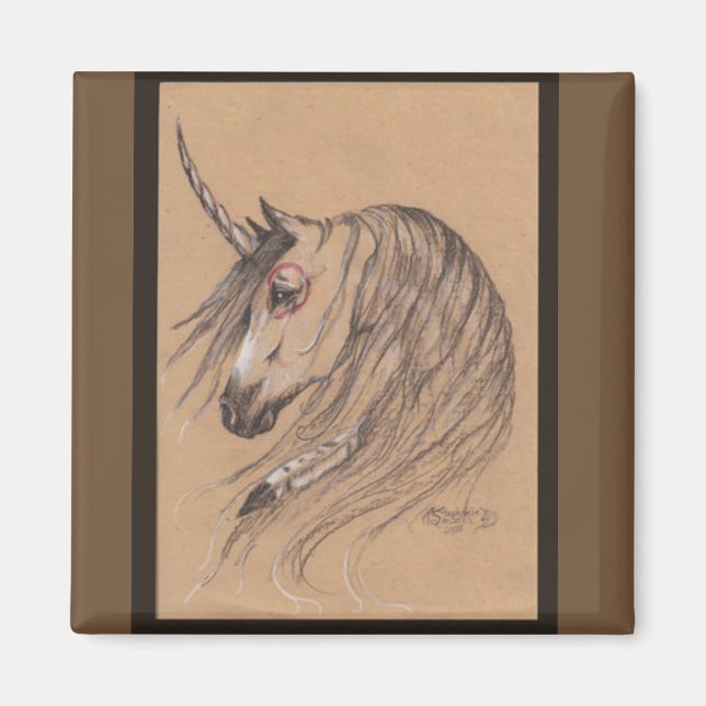 Íman Magneta Unicorn nativa (Frente)