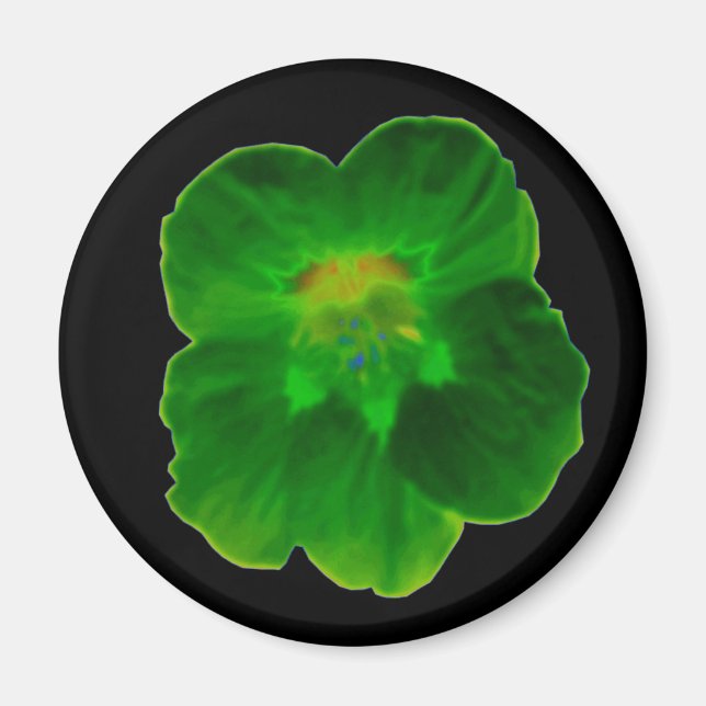 Íman Magneta verde de Nasturtium (Frente)