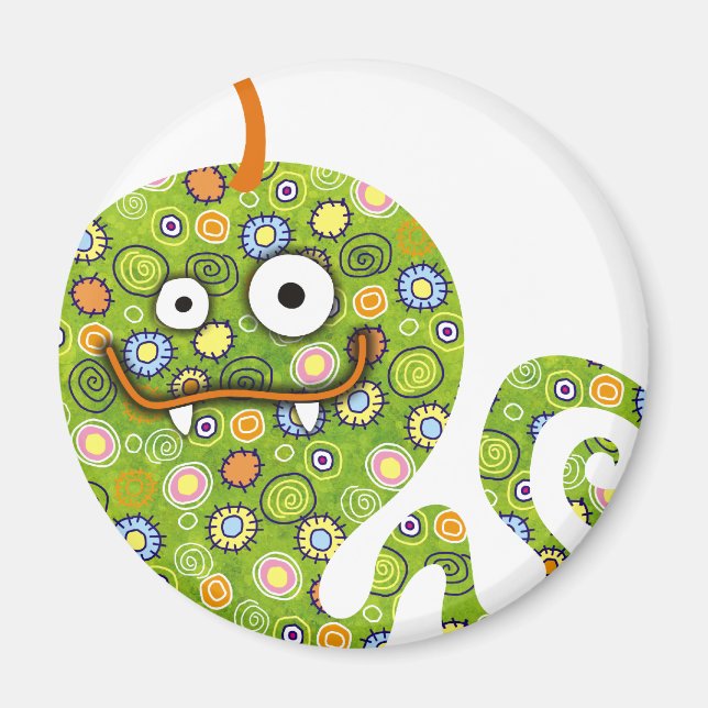 Íman Magneta Verme Verde (Frente)