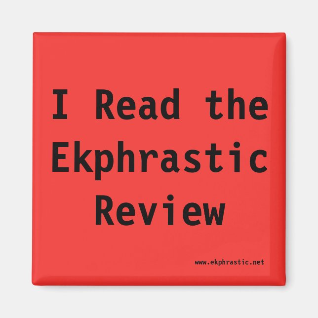 Íman magneta vermelha (Frente)