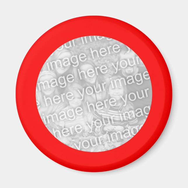 Íman Magneta vermelha (Frente)