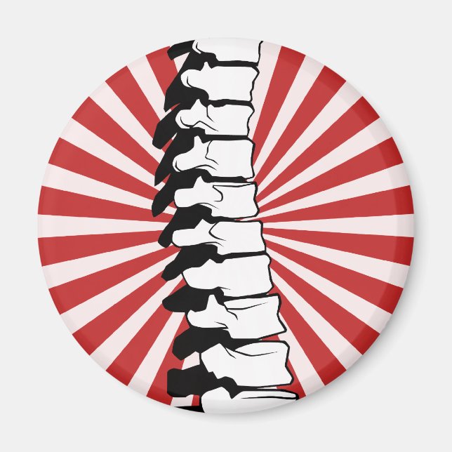 Íman Magneta vermelha da coluna (Frente)