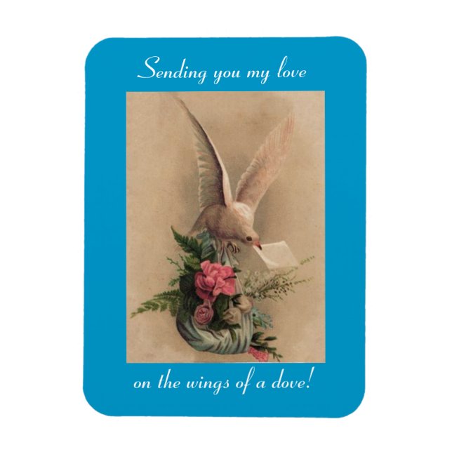 Íman Magneta Vintage Dove (Vertical)