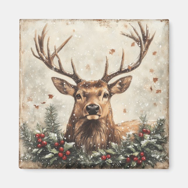 Íman Magneta Vintage Natal (Frente)