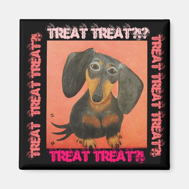 Íman Magneta Weiner Dog Treat (Frente)