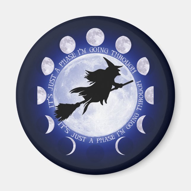 Íman Magneta Witch Moon Phase (Frente)