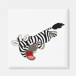 Íman Magneta Zebra do Cartoon de Grátis