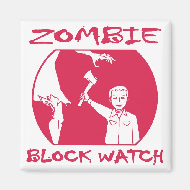 Íman Magneta Zombie Block Watch (Frente)