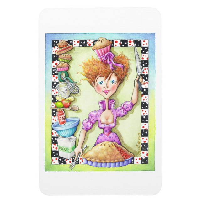 ÍMAN  MAGNETAS - RAINHA DAS TARTARIFAS (Vertical)