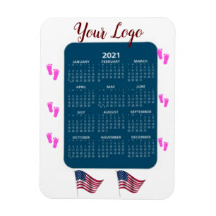 Íman #MagnetCalendar - Promocional 2021 Calendário do