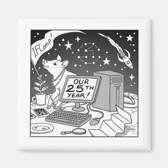 Íman Magnete 25 IFComp (Frente)