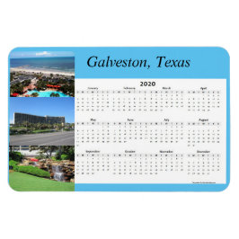 Íman Magnete Calendário Magnético para 2020 Cheio Ano