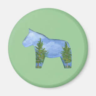 Íman Magnete de Cavalo de Exibição de Cabina